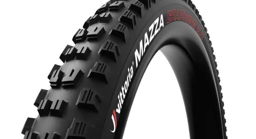 Pneumatico Vittoria Mazza Graphene 2.0 per moto enduro. La pressione gomme moto enduro è fondamentale per un grip ottimale.